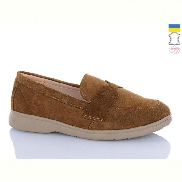 Туфли Sali A2-2 camel з беж-п.
