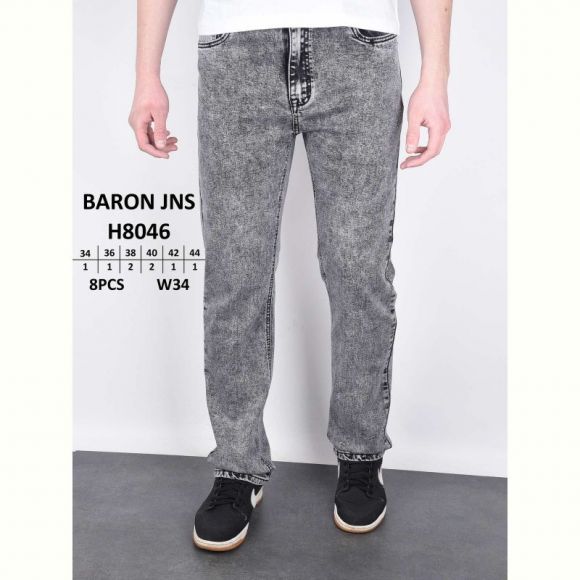 Джинсы God Baron H8046 grey