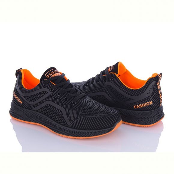Кроссовки Wonex 197-142 black-orange