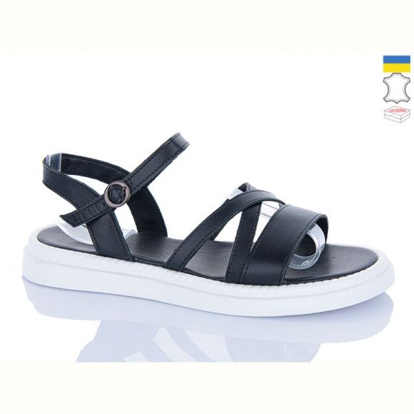 Босоножки Sali 1103 чорний к біл-п. Босоножки Sali 1103 чорний к біл-п.