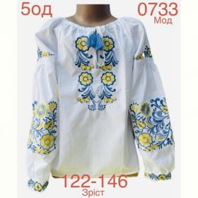 Вышиванка Надийка ND873-0733 white