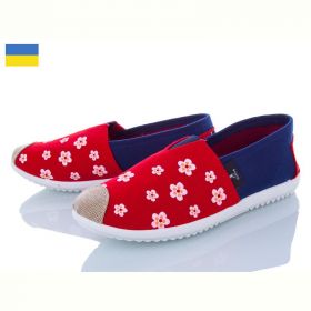 Слипоны Active 16-1W ромашка красная