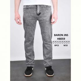 Джинсы God Baron H8059 grey