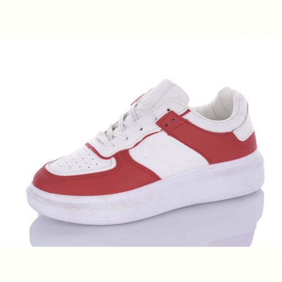 Кроссовки QQ Панда BK61 white-red