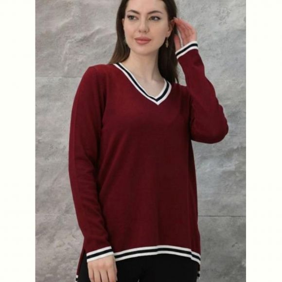 Свитер Julia JL1063 wine Свитер Julia JL1063 wine