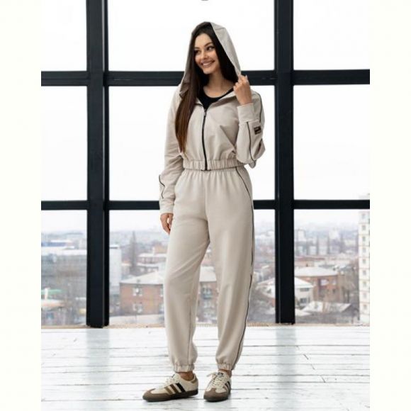 Костюм спорт AZNA ТРІЙКА6 beige