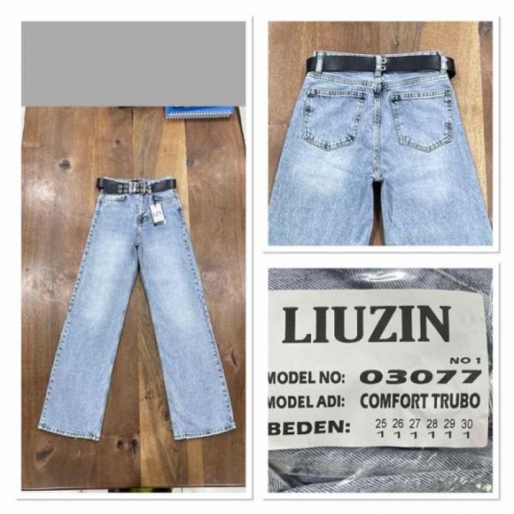 Джинсы Maxim Jeans 03077-1 l.blue