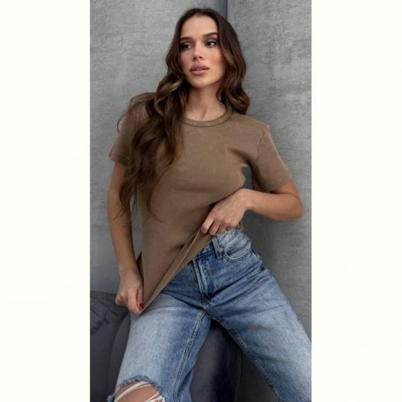Футболка New Season F012 brown