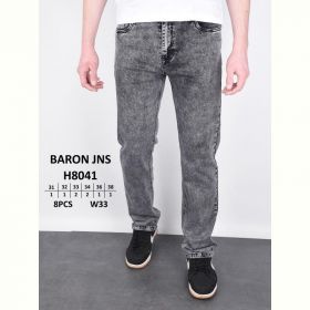 Джинсы God Baron H8041 grey