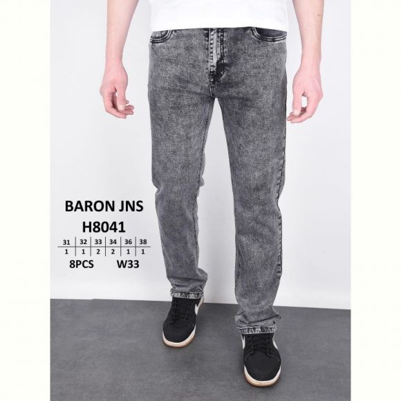 Джинсы God Baron H8041 grey