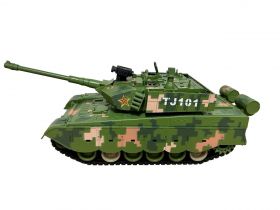 G239418-ZY021-836 БОЄВИЙ ТАНК Т99  акумуляторний радіокерований зі звуком  стріляє арбізом кульками