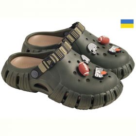 Кроксы Gipanis DS770 хакі-бежевий Кроксы Gipanis DS770 хакі-бежевий