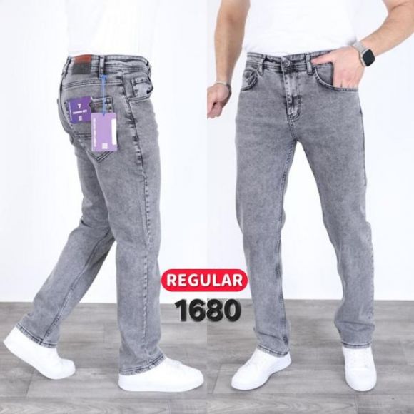 Джинсы God Baron 1680 l.grey