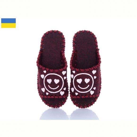 Тапочки Vends 263W бордовий