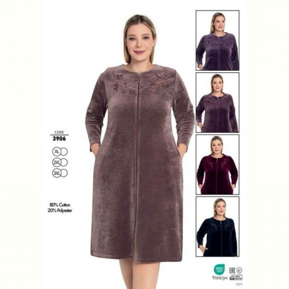 Халат Cotpark 3906 purple Халат Cotpark 3906 purple