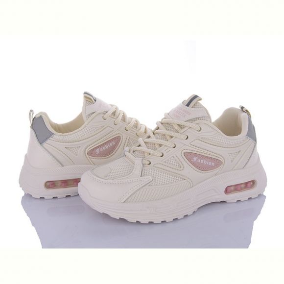 Кроссовки Violeta 176-35 beige-pibk