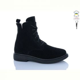 Ботинки Sali 23 чорний з чор-п.зима