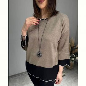 Свитер Julia JL1008 beige