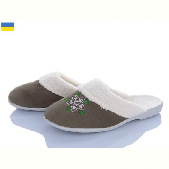 Тапочки Kredo Кредо 13ДР116 олива