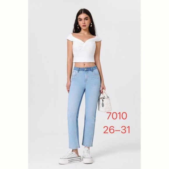 Джинсы NewJeans 7010 l.blue Джинсы NewJeans 7010 l.blue