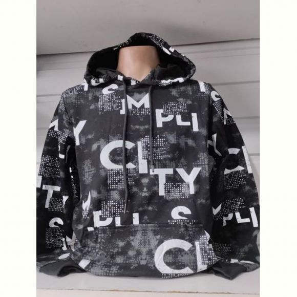 Худи Panda 1483 black Худи Panda 1483 black