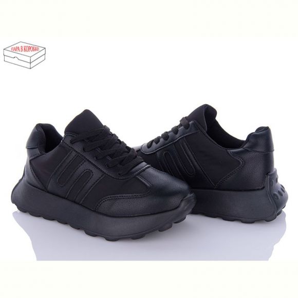 Кроссовки Ailaifa 2391 all black піна