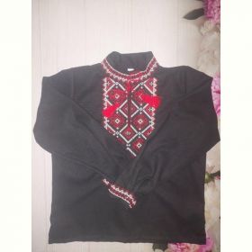 Вышиванка Кузя 064 black