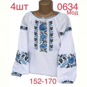 Вышиванка Надийка ND869-0634 white