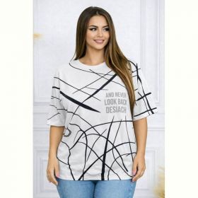 Футболка Elena&Vika 26009 white Футболка Elena&Vika 26009 white