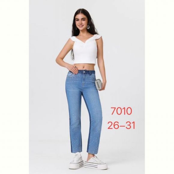 Джинсы NewJeans 7010 blue Джинсы NewJeans 7010 blue