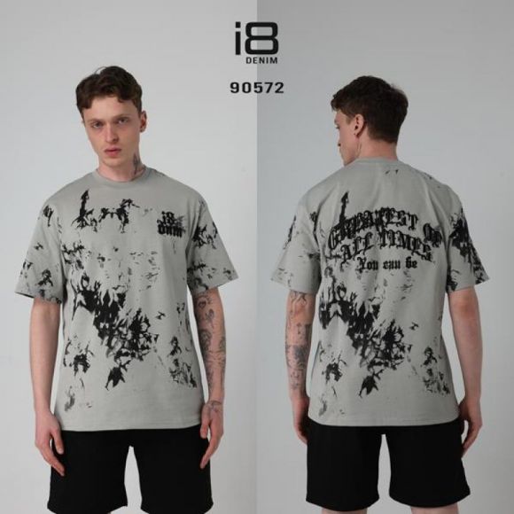 Футболка i8denim 90572 grey
