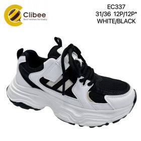 Кроссовки Clibee Sk-EC337 white-black Кроссовки Clibee Sk-EC337 white-black