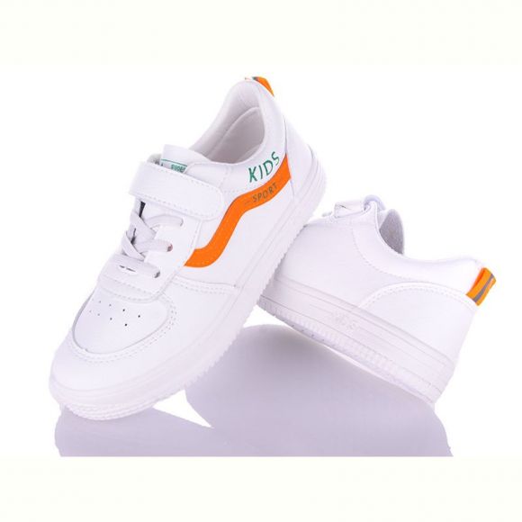 Кеды Angel Q45-M132 white-orange