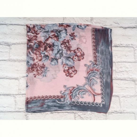 Платок Shawls P220 wine