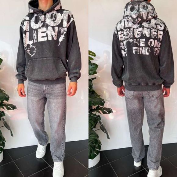 Худи i8denim 2366 grey