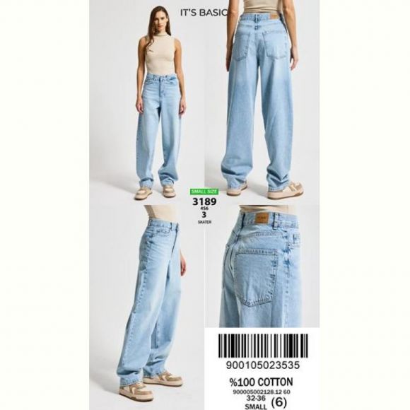 Джинсы Maxim Jeans 3189-3 l.blue