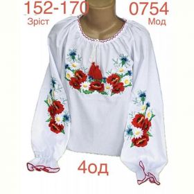 Вышиванка Надийка ND867-0754 white