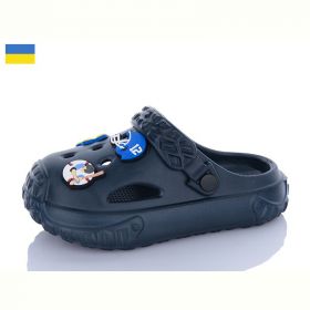 Кроксы Verta ML3001 т.синій джибітси асорті