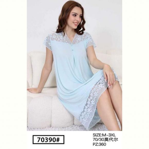 Ночнушка Anion 70390 l.blue