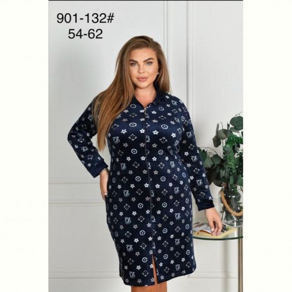 Халат Brilliant 901-132 navy Халат Brilliant 901-132 navy