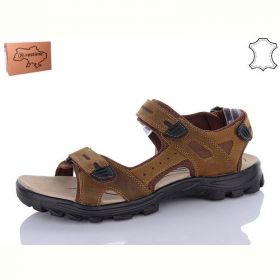 Сандалии Restime NGL26042 l.brown батал