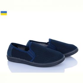 Слипоны Львов База B&R 042 синій