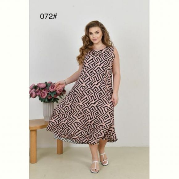 Сарафан Romeo life 072 beige Сарафан Romeo life 072 beige