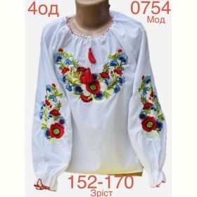 Вышиванка Надийка ND866-0754 white