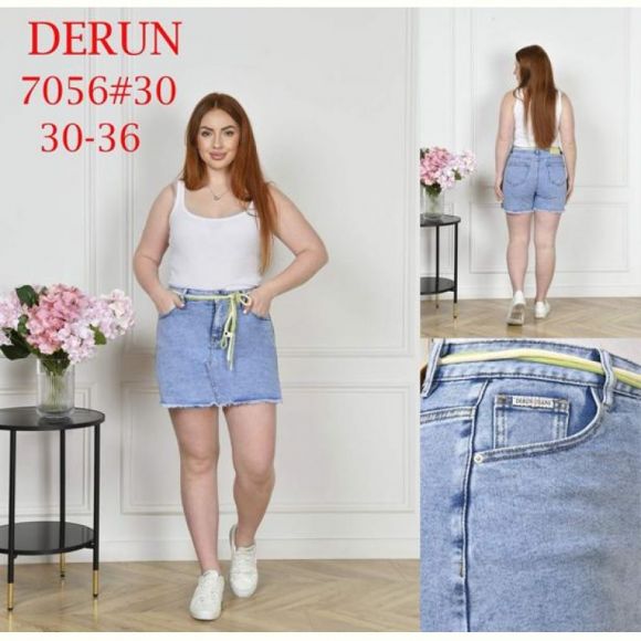 Юбка-шорты Maxim Jeans 7056 l.blue