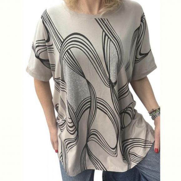 Футболка Elena&Vika 26010 grey