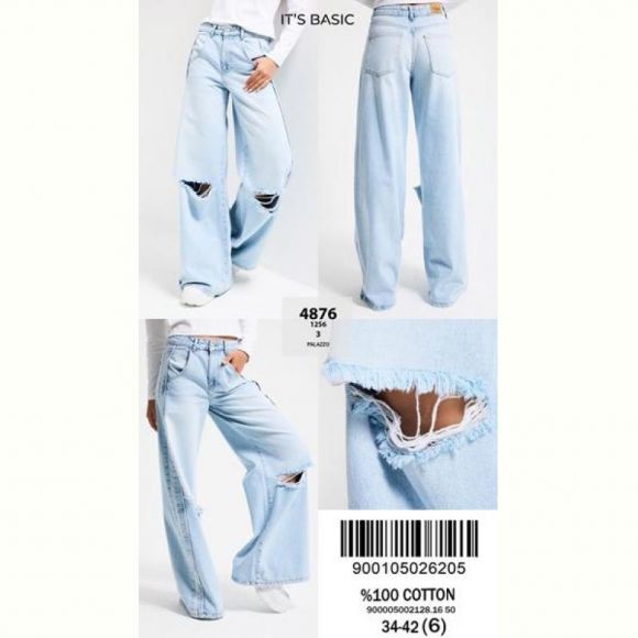 Джинсы Maxim Jeans 4876-3 l.blue
