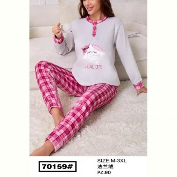Пижама Brilliant B70151 grey