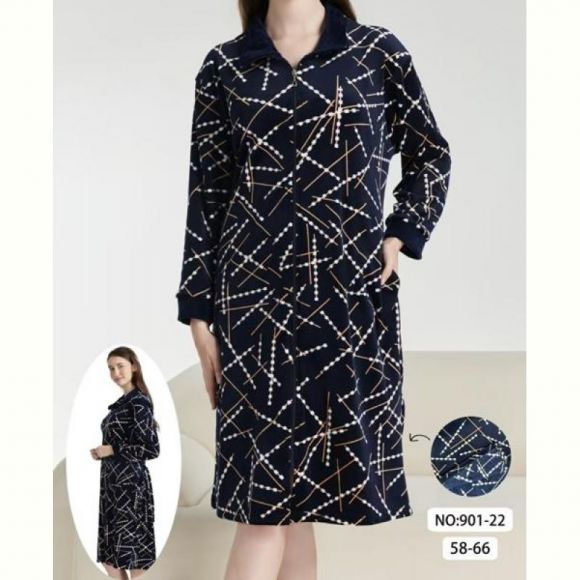 Халат Brilliant 901-22 navy Халат Brilliant 901-22 navy