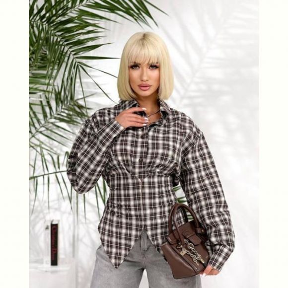 Рубашка Lelis 1090-1 brown